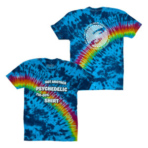 Not Another Psychedelic Unisex Tie-Dye T-Shirt (Blue)