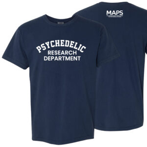 Psychedelic Research Department Unisex T-Shirt (Blue)