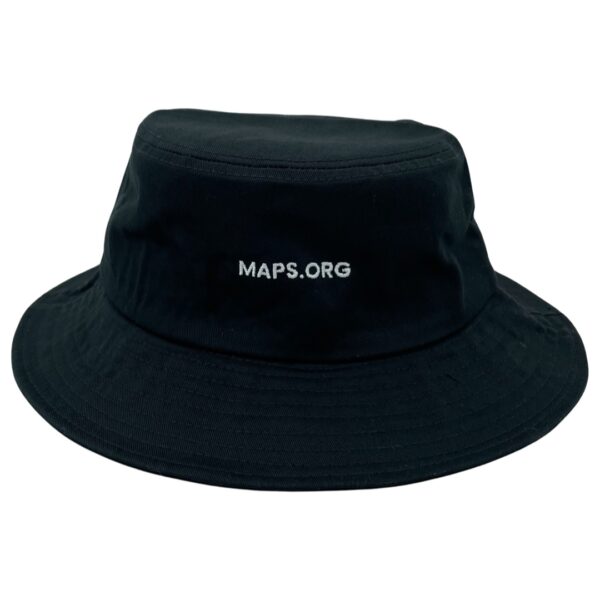 Support Psychedelic Science Bucket Hat (Black) – MAPS Virtual Trip