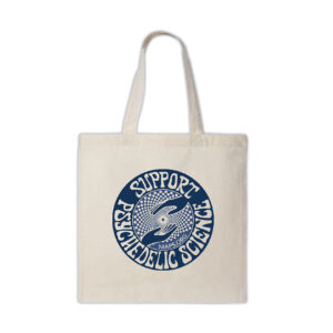 Support Psychedelic Science Canvas Tote Bag (Natural)
