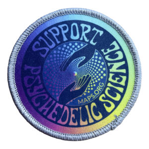 Support Psychedelic Science Rainbow Patch