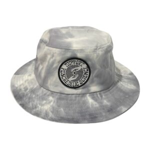 Support Psychedelic Science Tie Dye Bucket Hat (Grey)